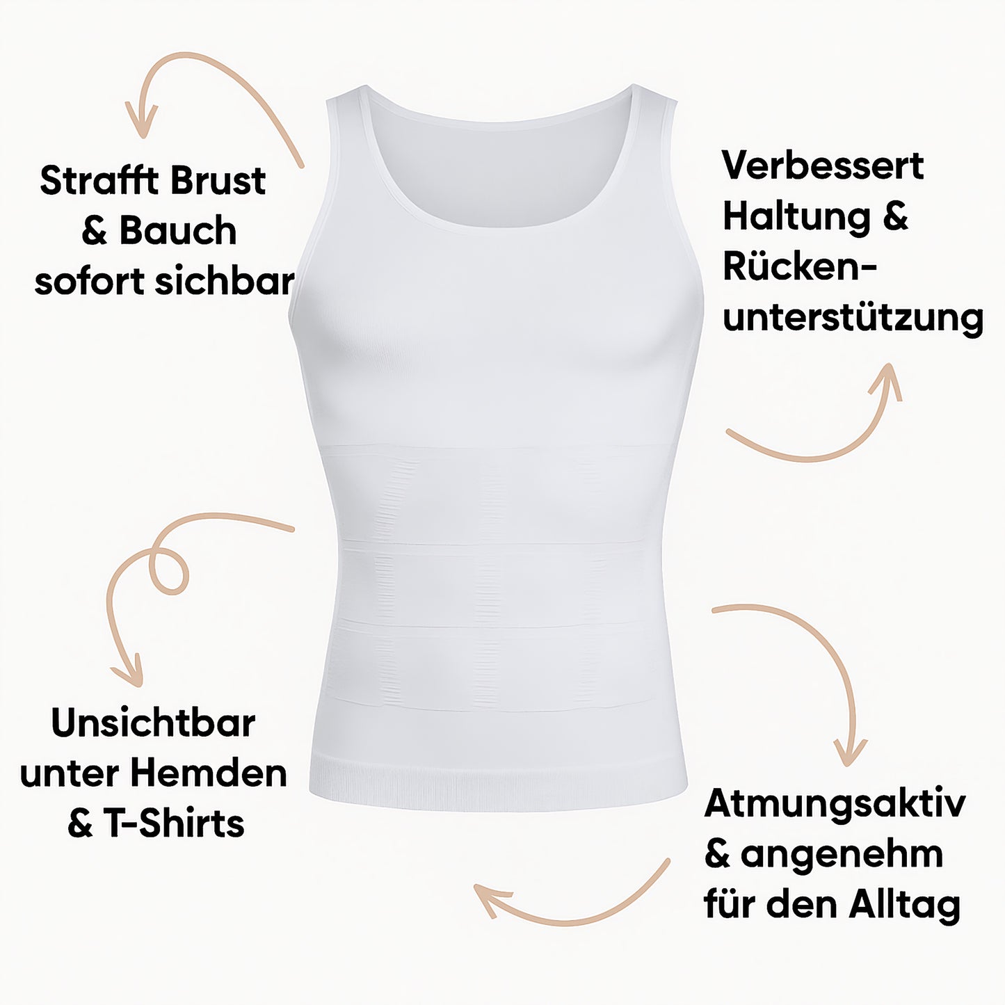 Shapewear/Kompressions-Unterhemd für Herren